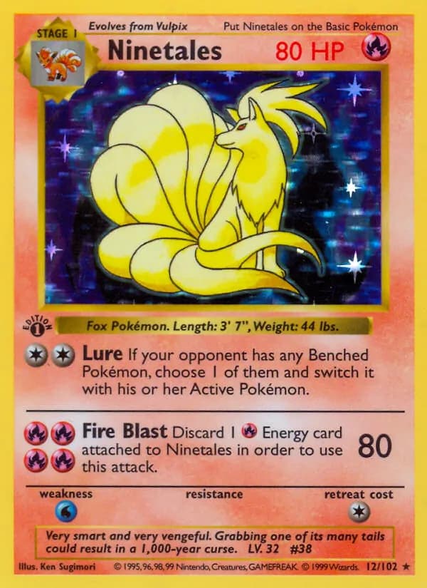 Ninetales — Base Set #12
