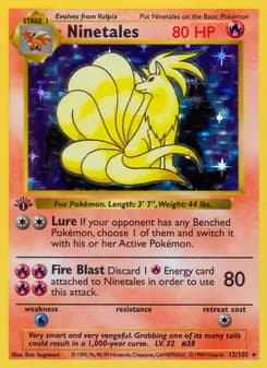 Ninetales — Base Set #12