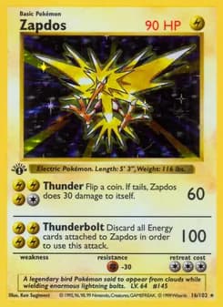 Zapdos — Base Set #16
