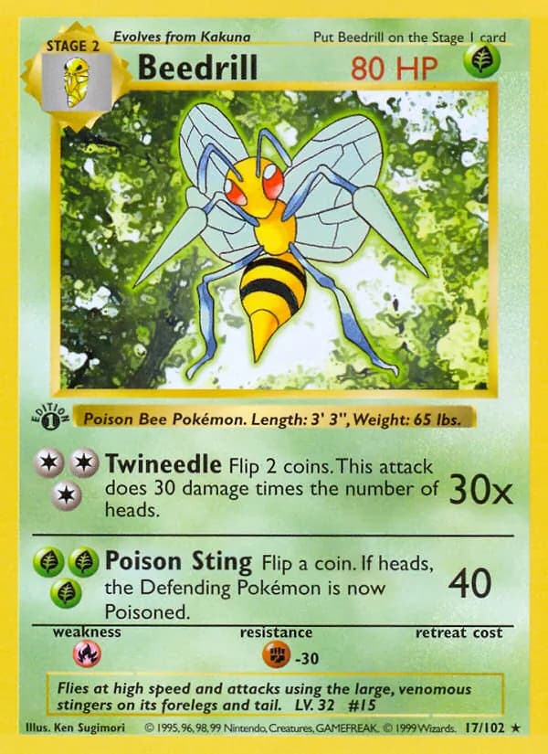Beedrill — Edición Básica #17