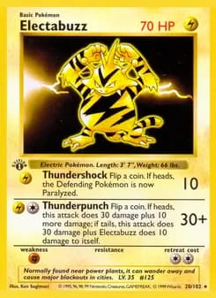 Electabuzz — Base Set #20