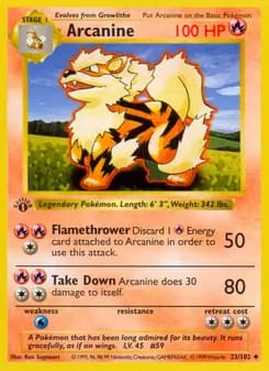 Arcanine — Base Set #23