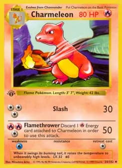 Charmeleon — Base Set #24