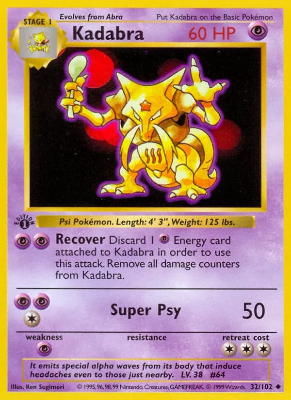 Kadabra — Base Set #32