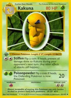 Kakuna — Base Set #33
