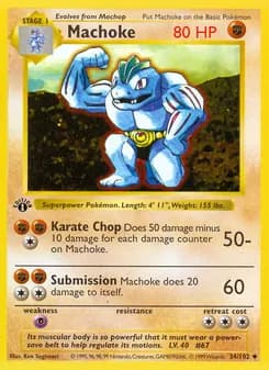 Machoke — Base Set #34