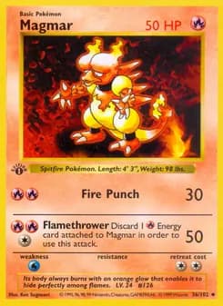 Magmar — Base Set #36