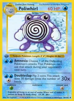 Poliwhirl — Base Set #38
