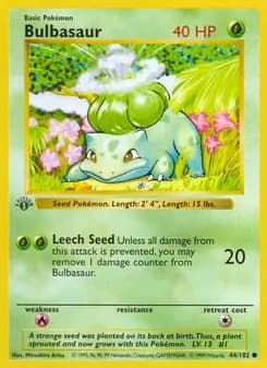 Bulbasaur — Base Set #44