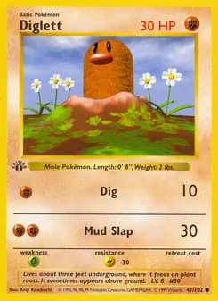 Diglett — Base Set #47