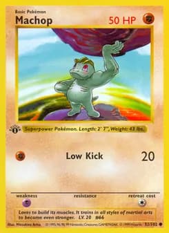 Machop — Base Set #52