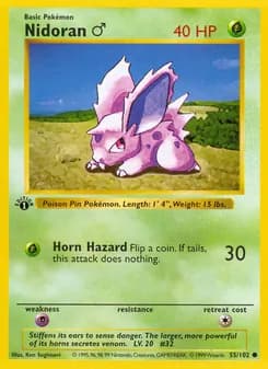 Nidoran♂ — Base Set #55