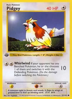 Pidgey — Base Set #57