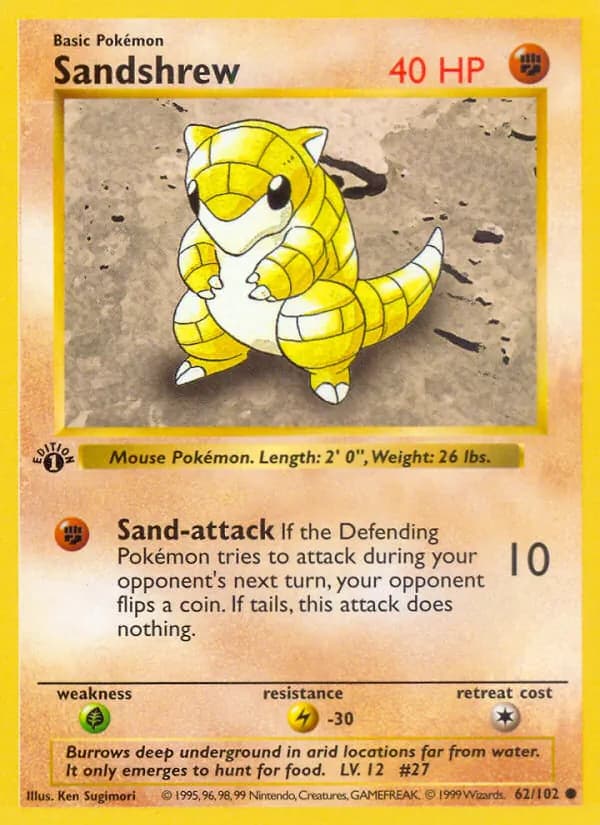 Sandshrew — Base Set #62