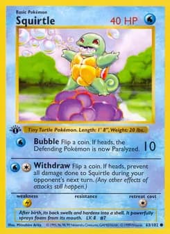 Squirtle — Base Set #63
