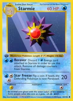 Starmie — Base Set #64