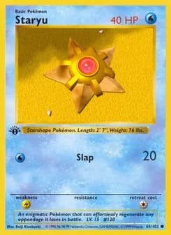 Staryu — Base Set #65