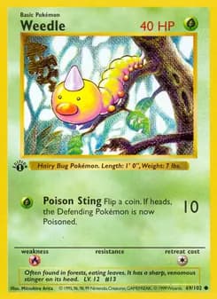 Weedle — Base Set #69
