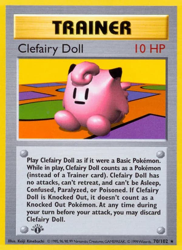 Clefairy Doll — Base Set #70