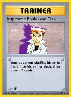 Impostor Professor Oak — Base Set #73