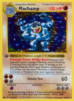 Machamp — Base Set #8