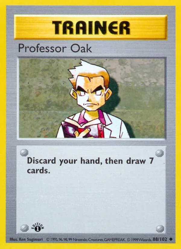 Professor Oak — Base Set #88