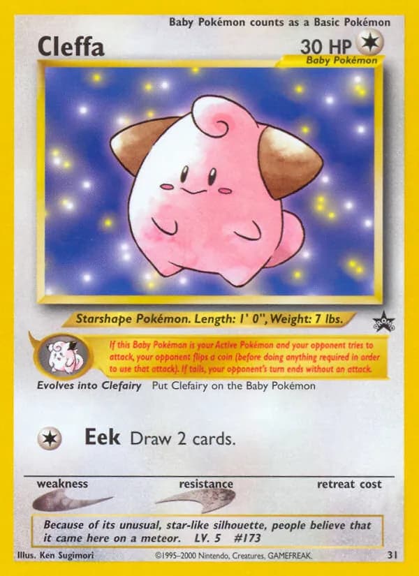Cleffa — Wizards Black Star Promos #31
