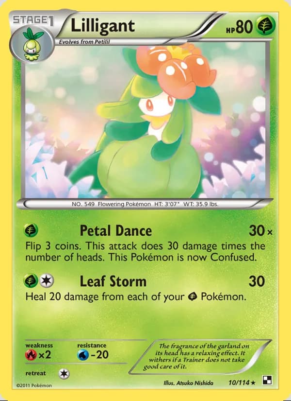 Lilligant — Black & White #10