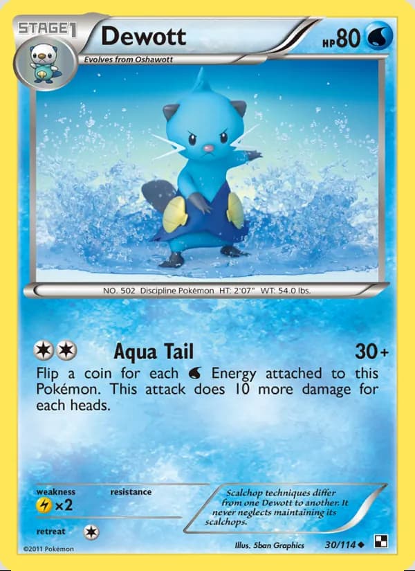 Dewott — Black & White #30