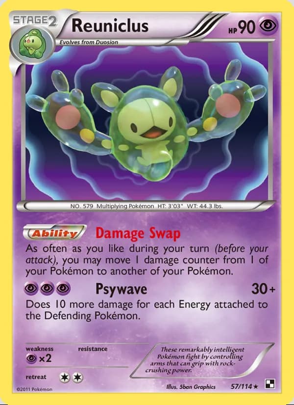 Reuniclus — Black & White #57