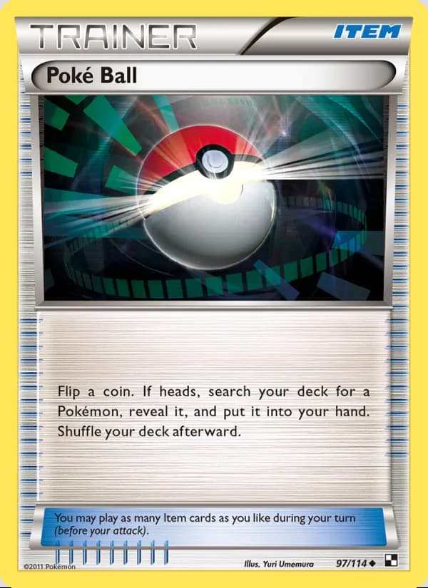 Poké Ball — Black & White #97