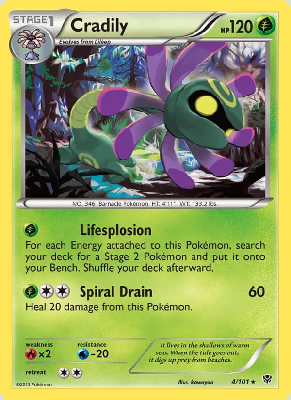 Cradily — Plasma Blast #4