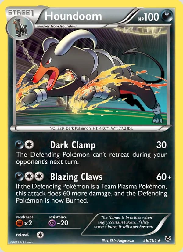 Houndoom — Plasma Blast #56
