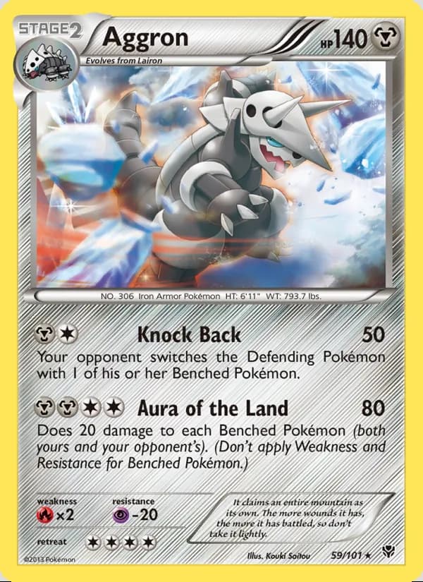 Aggron — Plasma Blast #59