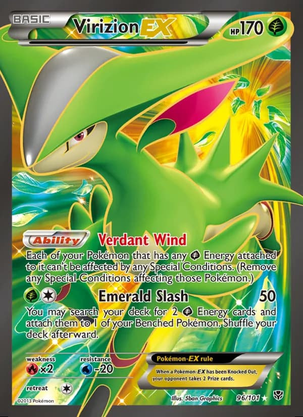 Virizion-EX — Plasma Blast #96