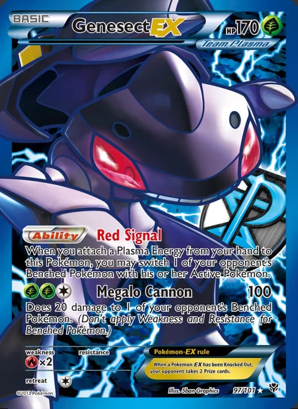 Genesect-EX — Plasma Blast #97