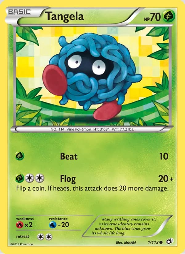 Tangela — Legendary Treasures #1