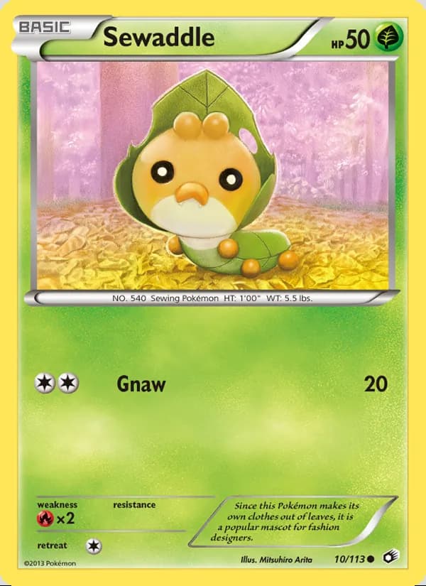 Sewaddle — Legendary Treasures #10