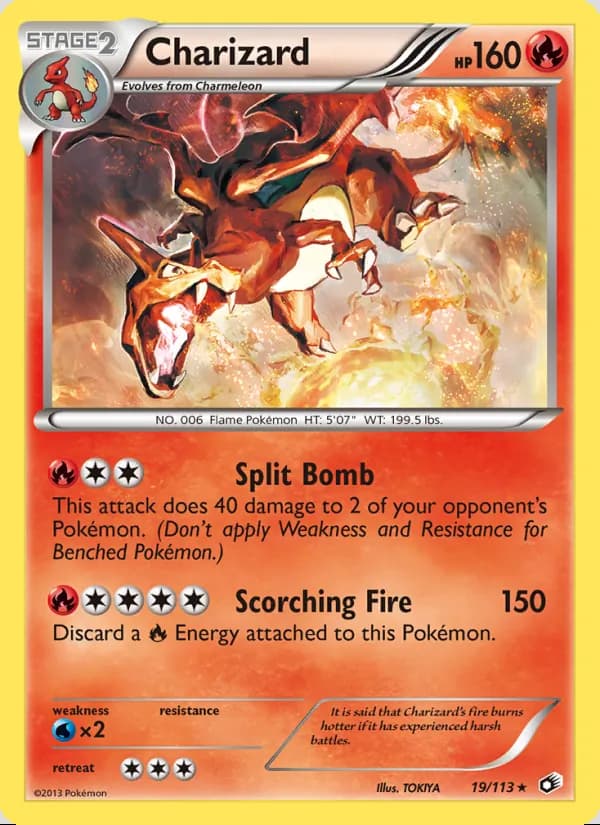 Charizard — Legendary Treasures #19