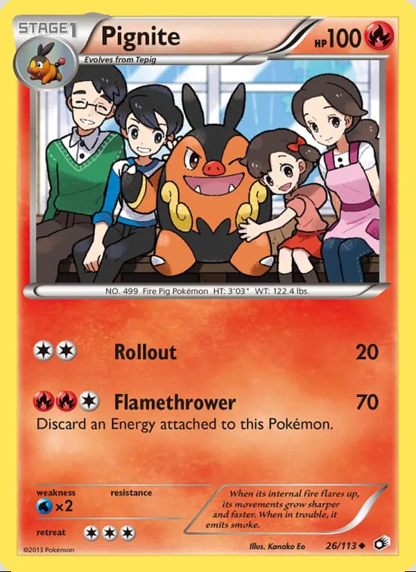 Pignite — Legendary Treasures #26