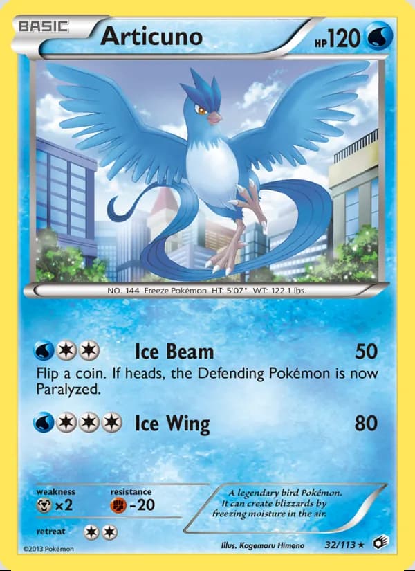 Articuno — Legendary Treasures #32