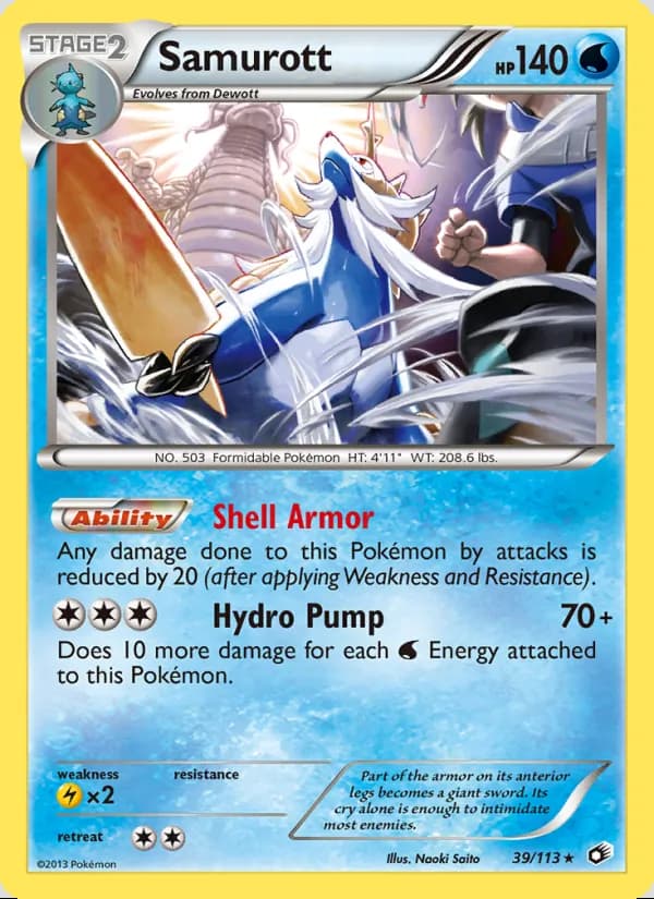 Samurott — Legendary Treasures #39