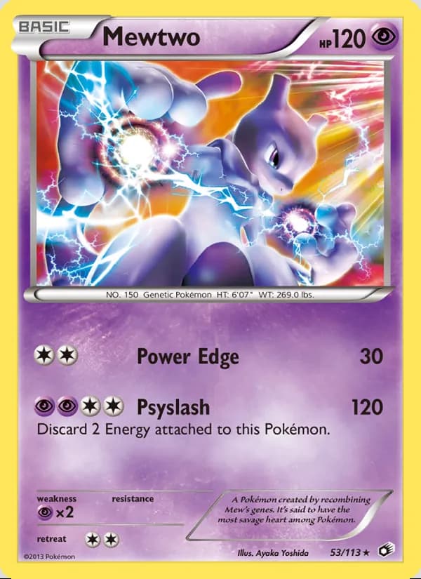 Mewtwo — Legendary Treasures #53