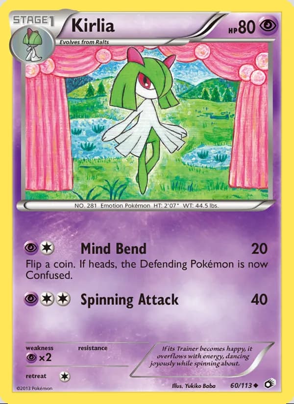Kirlia — Legendary Treasures #60