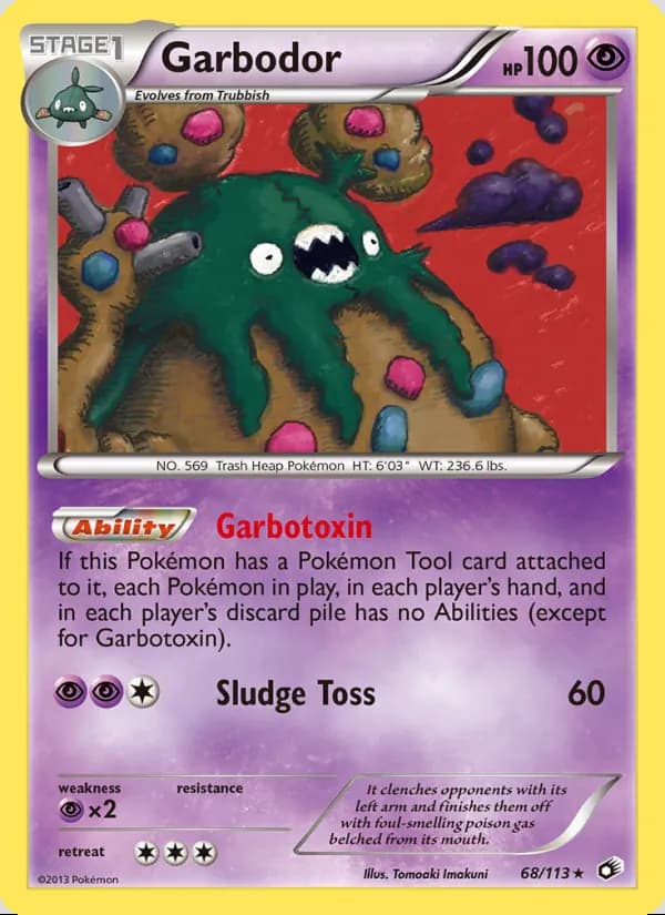 Garbodor — Legendary Treasures #68