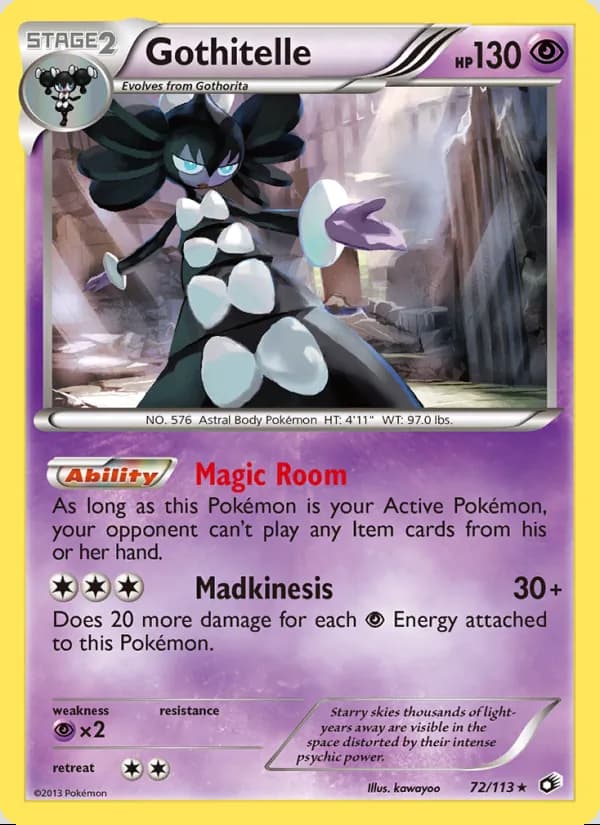 Gothitelle — Legendary Treasures #72