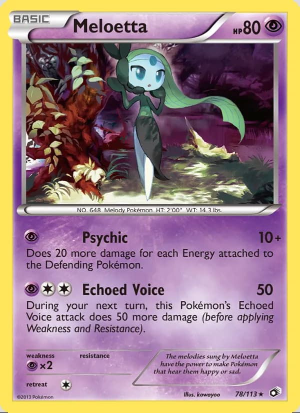 Meloetta — Legendary Treasures #78