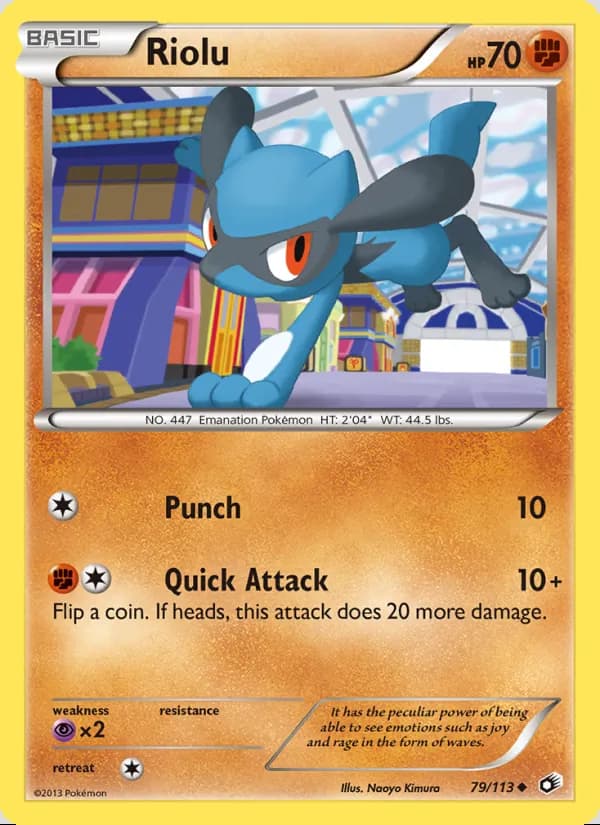 Riolu — Legendary Treasures #79