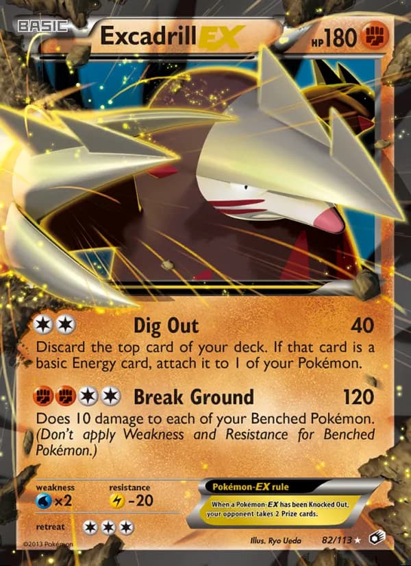 Excadrill-EX — Legendary Treasures #82