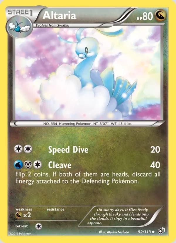 Altaria — Legendary Treasures #92